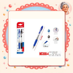 la-icha-01574 1.0mm Boligrafo Azul/negro Motarro Ref. MC008-4
