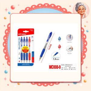 la-icha-01575 Boligrafo Azul/rojo 1.0mm Motarro Ref. MC008-9