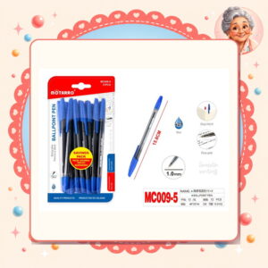 la-icha-01583 1.0mm Lapiz Pasta Azul Motarro Ref. MC009-5