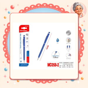la-icha-01589 Boligrafo de Aluminio Azul Motarro Ref. MC058-2