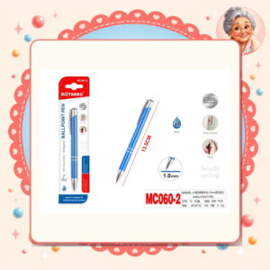 la-icha-01590 Boligrafo de Aluminio Azul Motarro Ref. MC060-2