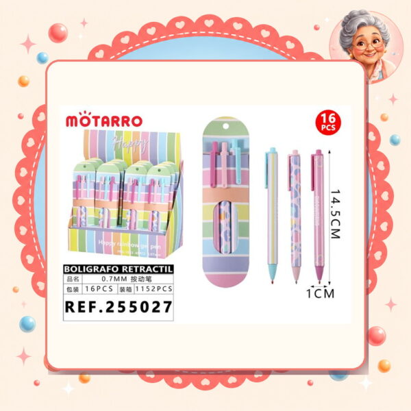 la-icha-01627 Boligrafos Retractil Motarro Ref. 255027