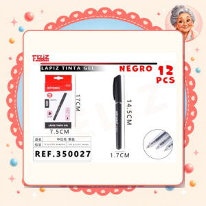 la-icha-01635 Tinta Gel Negro Motarro Ref. 350027