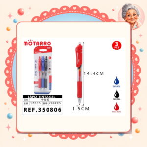 la-icha-01647 Boligrafos Gel Motarro Ref. 350806