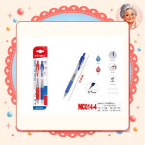 la-icha-01663 Lapiz Gel Azul/rojos Motarro Ref. MC014-4