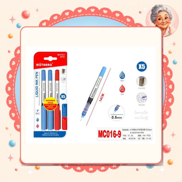 0.5mm Lapiz Tinta Liquita Motarro Ref. MC016-9