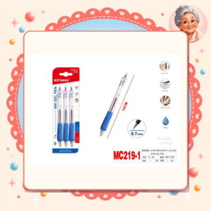 la-icha-01689 Boligrafos Gel Azul Motarro Ref. MC219-1