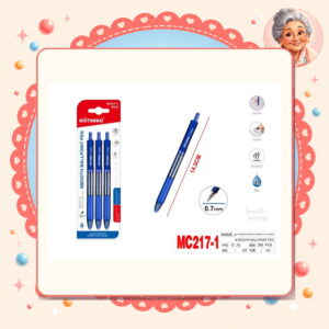 la-icha-01722 Boligrafos de Secado Rapido Azul Motarro Ref. MC217-1