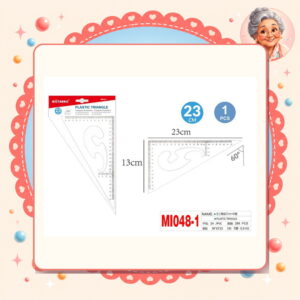 la-icha-01982 X 13cm Reglas Triangular Motarro Ref. MI048-1