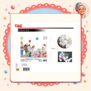 la-icha-03052 X 2pcs Balloon Box Feliz Ref. 606485