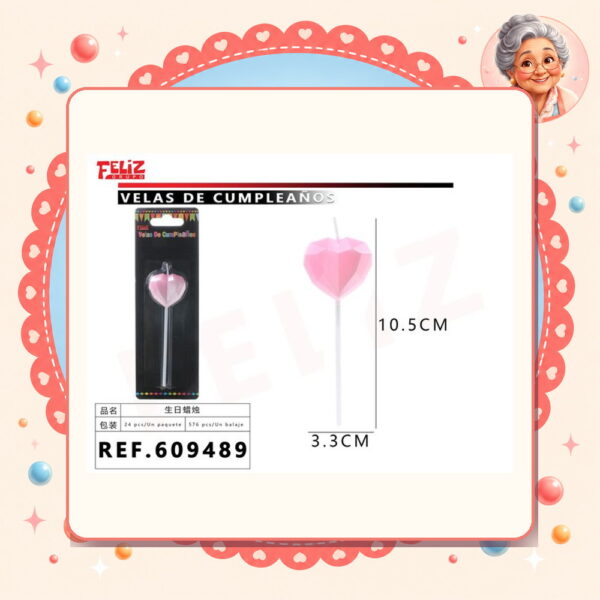 Cumpleanos Rosado Feliz Ref. 609489