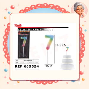 la-icha-03221 Numeros 7 Degradados Feliz Ref. 609524
