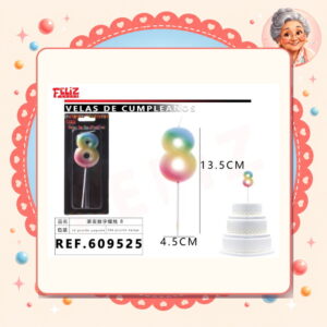 la-icha-03222 Numeros 8 Degradados Feliz Ref. 609525
