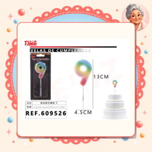 la-icha-03223 Numeros 9 Degradados Feliz Ref. 609526