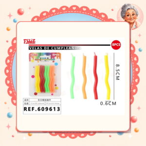 la-icha-03229 Cumpleanos 8pcs Feliz Ref. 609613
