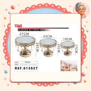 la-icha-03254 Torta Metalico Feliz Ref. 613027
