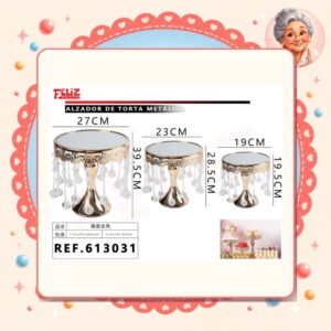 la-icha-03255 Torta Metalico Feliz Ref. 613031