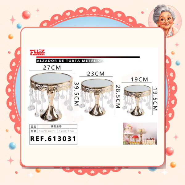 Torta Metalico Feliz Ref. 613031