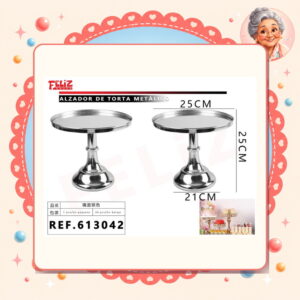 la-icha-03260 Torta Metalico Feliz Ref. 613042