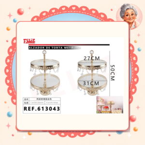 la-icha-03261 Torta Metalico Feliz Ref. 613043