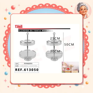 la-icha-03265 Torta Metalico Feliz Ref. 613050