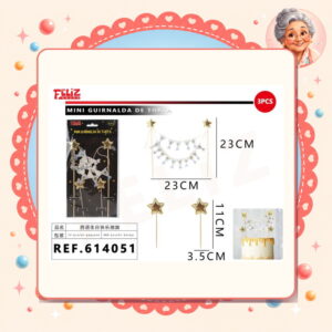 la-icha-03295 Decorativos Feliz Cumpleanos Feliz Ref. 614051