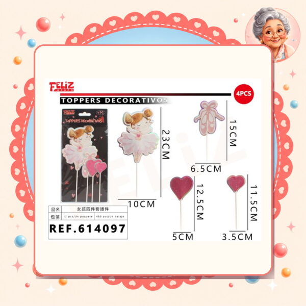 Decorativos Feliz Ref. 614097