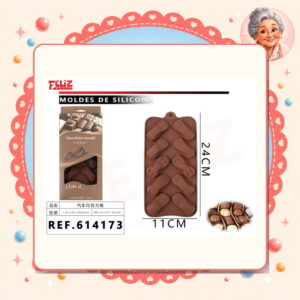 la-icha-03309 Silicona para Chocolate Feliz Ref. 614173