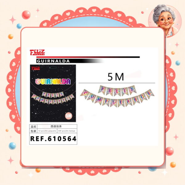 5m Feliz Ref. 610564