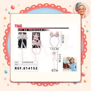 X 13cm Set de Hada Cintillo+varita Feliz Ref. 614152