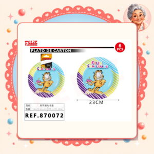 la-icha-03573 De Carton/garfield 6pcs Feliz Ref. 870072