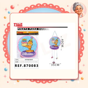 la-icha-03584 X 35cm Pinata Carfield Feliz Ref. 870083