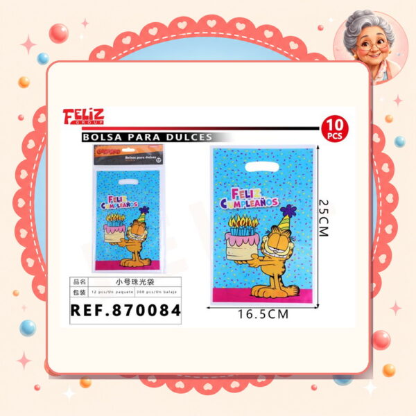 Para Dulces Carfield Feliz Ref. 870084