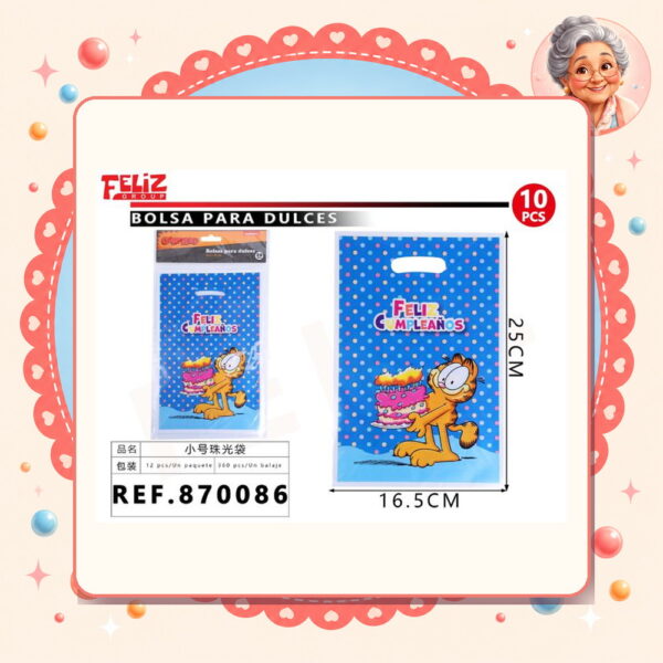 Para Dulces Carfield Feliz Ref. 870086