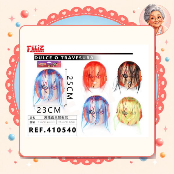 Con Pelo Halloween Feliz Ref. 410540