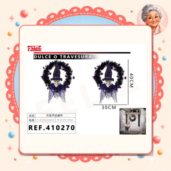 Para Puerta Halloween Feliz Ref. 410270