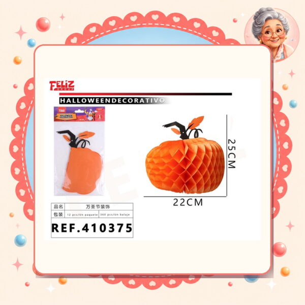 Calabaza Halloween Feliz Ref. 410375