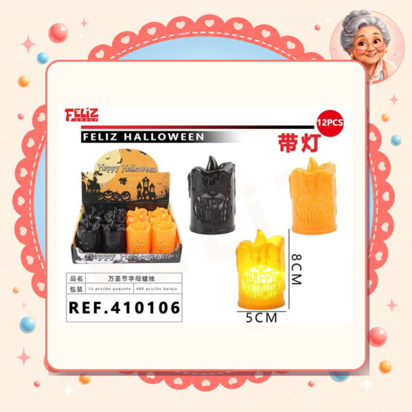 Luz con Letra Halloween Feliz Ref. 410106