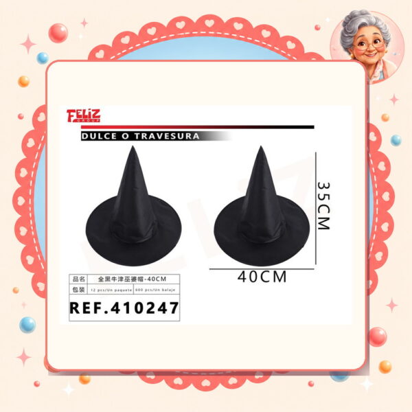 Negro 40cm Feliz Ref. 410247