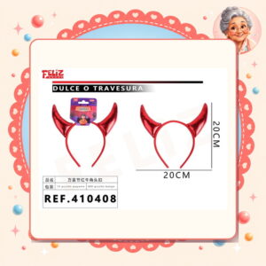 la-icha-03715 Diablita para Halloween/rojo Feliz Ref. 410408