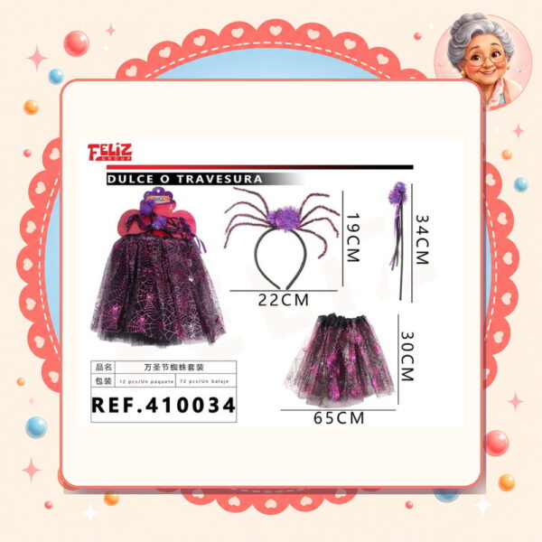 Tutu para Halloween Feliz Ref. 410034
