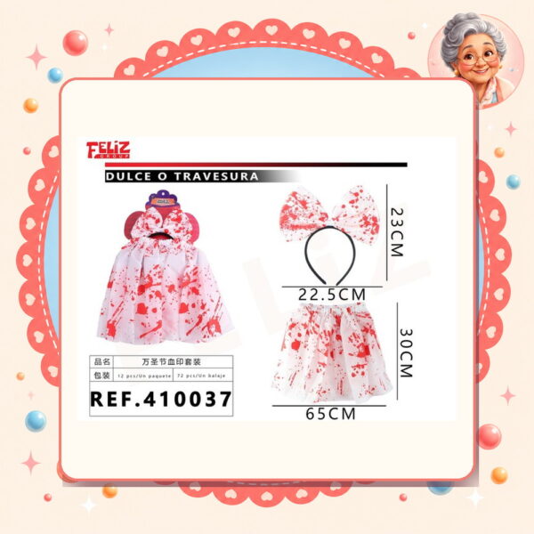 Tutu para Halloween Feliz Ref. 410037