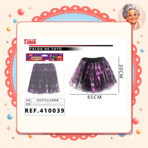 la-icha-03725 X 65cm Falda Tutu de Halloween Feliz Ref. 410039