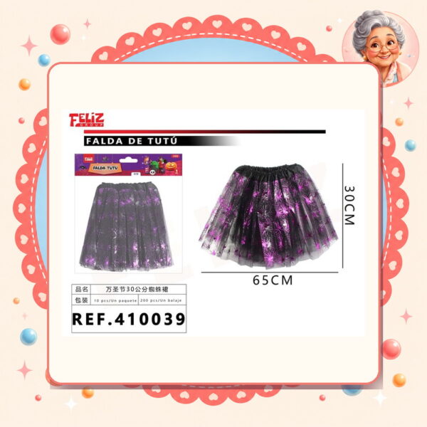 X 65cm Falda Tutu de Halloween Feliz Ref. 410039