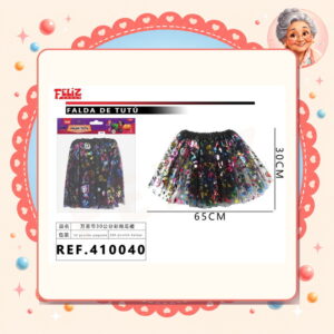 la-icha-03726 X 65cm Falda Tutu de Halloween Feliz Ref. 410040