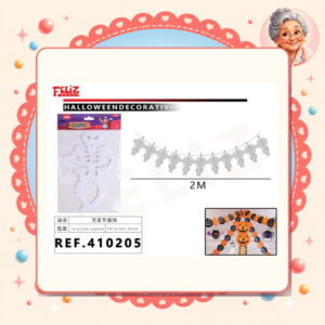 la-icha-03752 Forma Esqueleto Humano Halloween Feliz Ref. 410205
