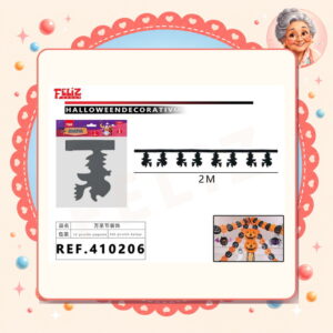 la-icha-03753 Forma Bruja Halloween Feliz Ref. 410206