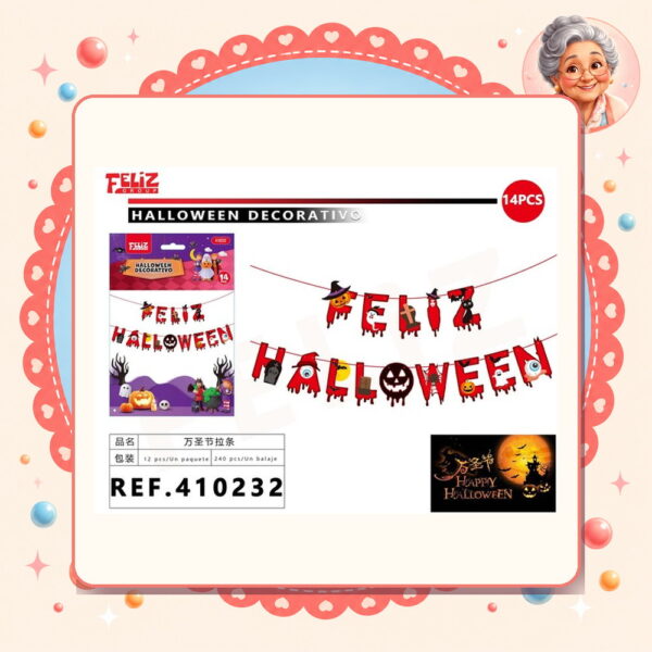 Letras Feliz Halloween Feliz Ref. 410232