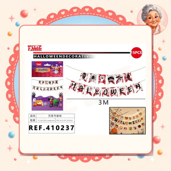 Letras Halloween Feliz Ref. 410237
