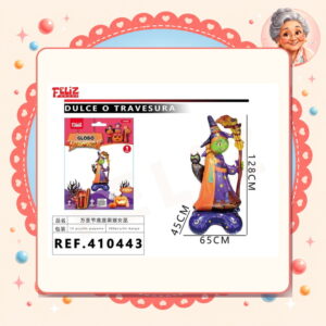 la-icha-03775 Bruja+gato Soporte Halloween Feliz Ref. 410443
